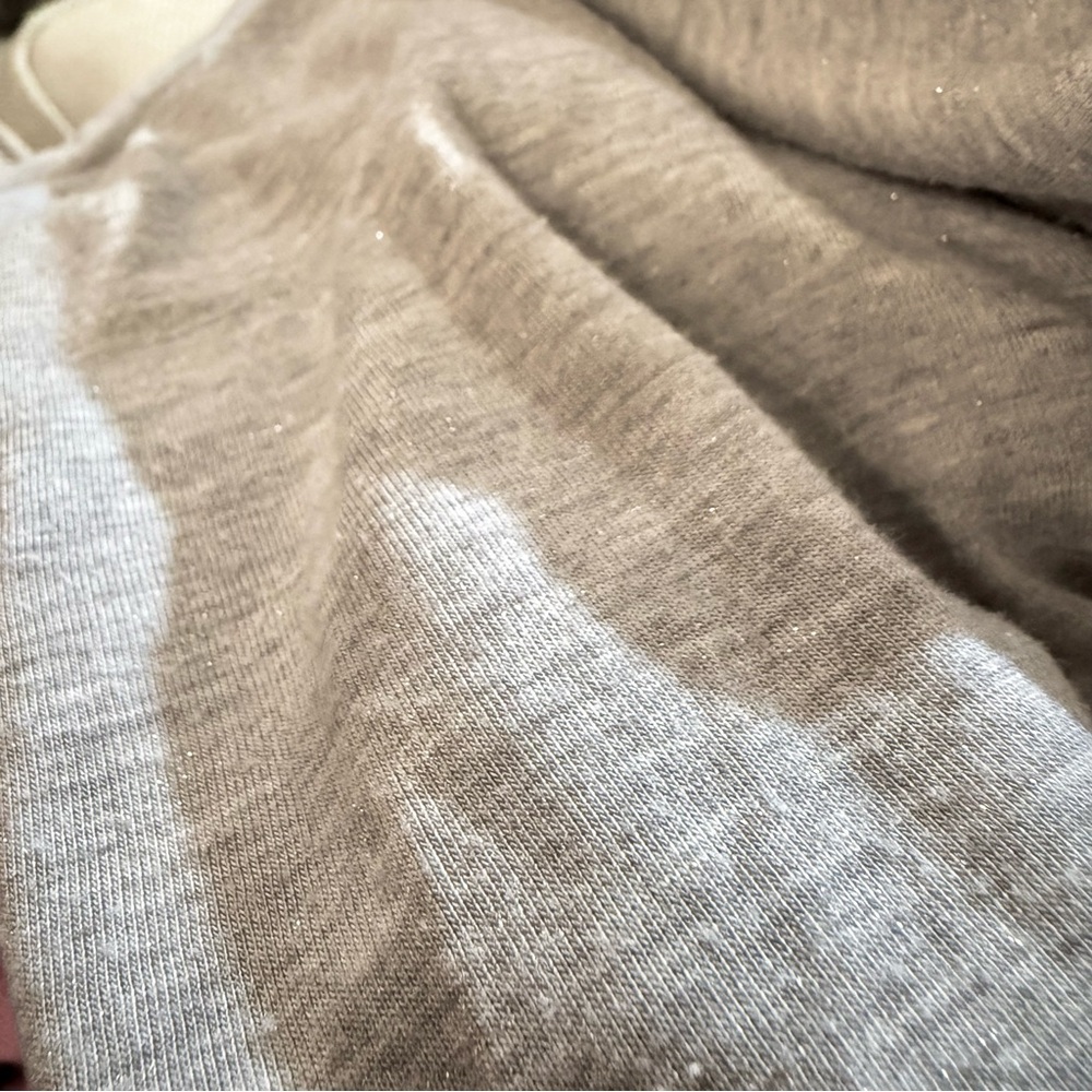 Rockets of Awesome Heather Gray Glitter Long Sleeve Top 6/7 - Picture 4 of 4